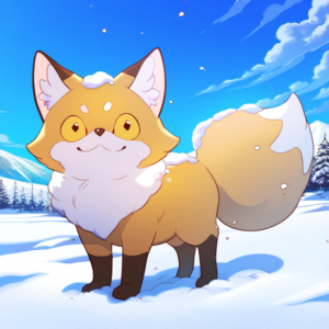 NovelAI,画像,イラスト,狐,fox,キツネ