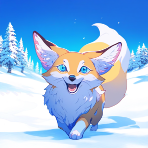 NovelAI,画像,イラスト,狐,fox,キツネ