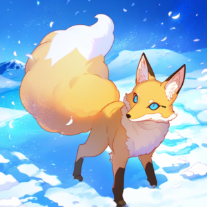 NovelAI,画像,イラスト,狐,fox,キツネ