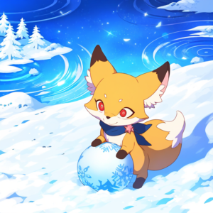 NovelAI,画像,イラスト,狐,fox,キツネ