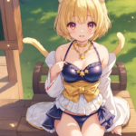 AI,イラスト,かわいい,女の子,画像,猫耳